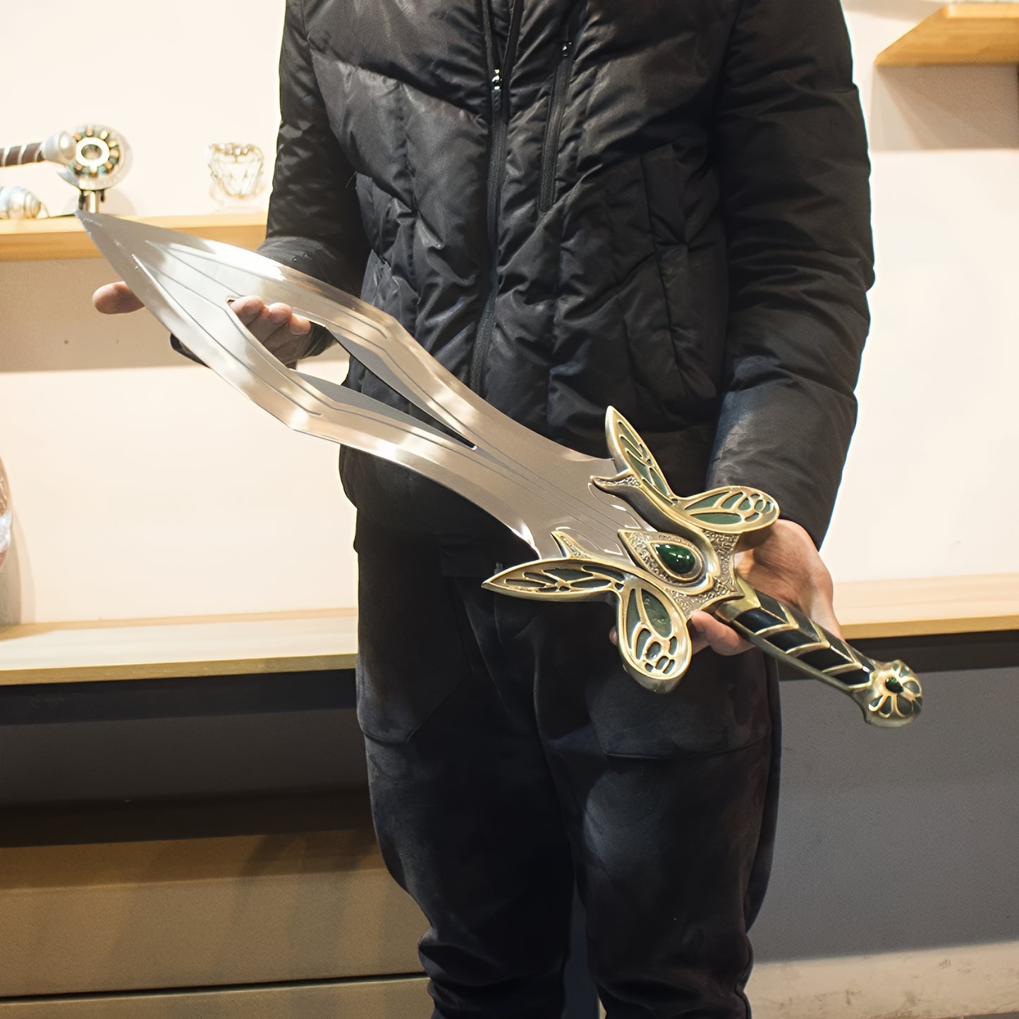 Butterfly Sword Life-size Cosplay Prop Metal Replica