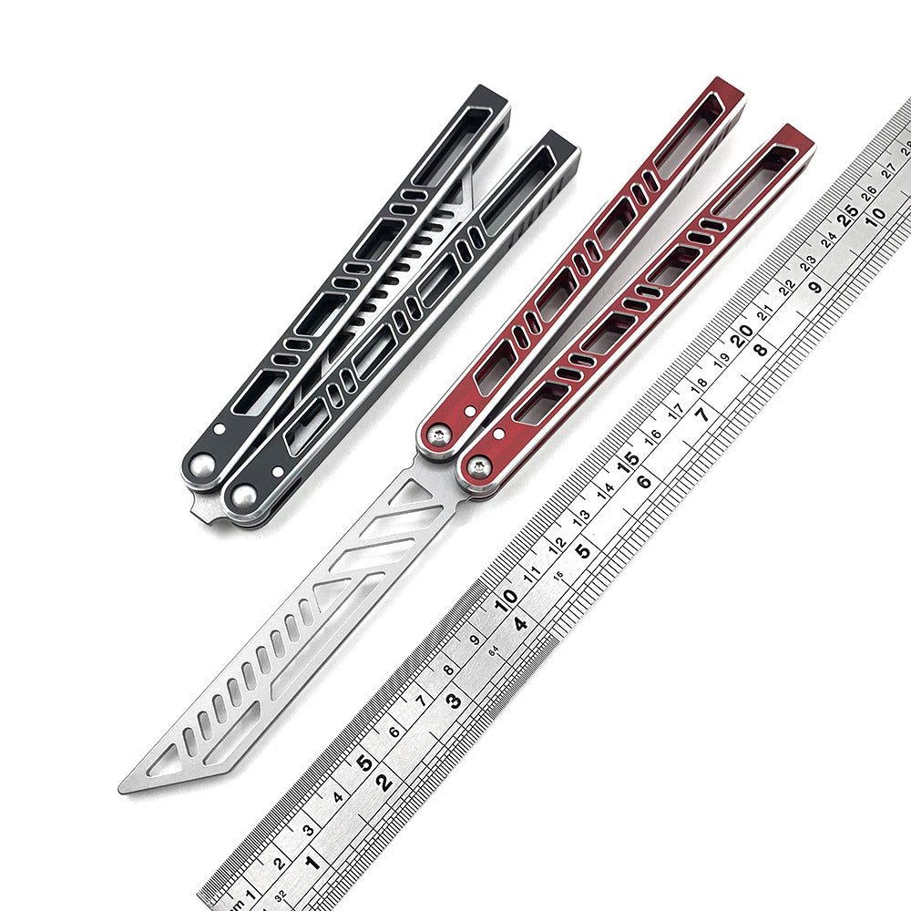 Megalodong Cutting High-End Balisong Blunt Blade Butterfly Trainer