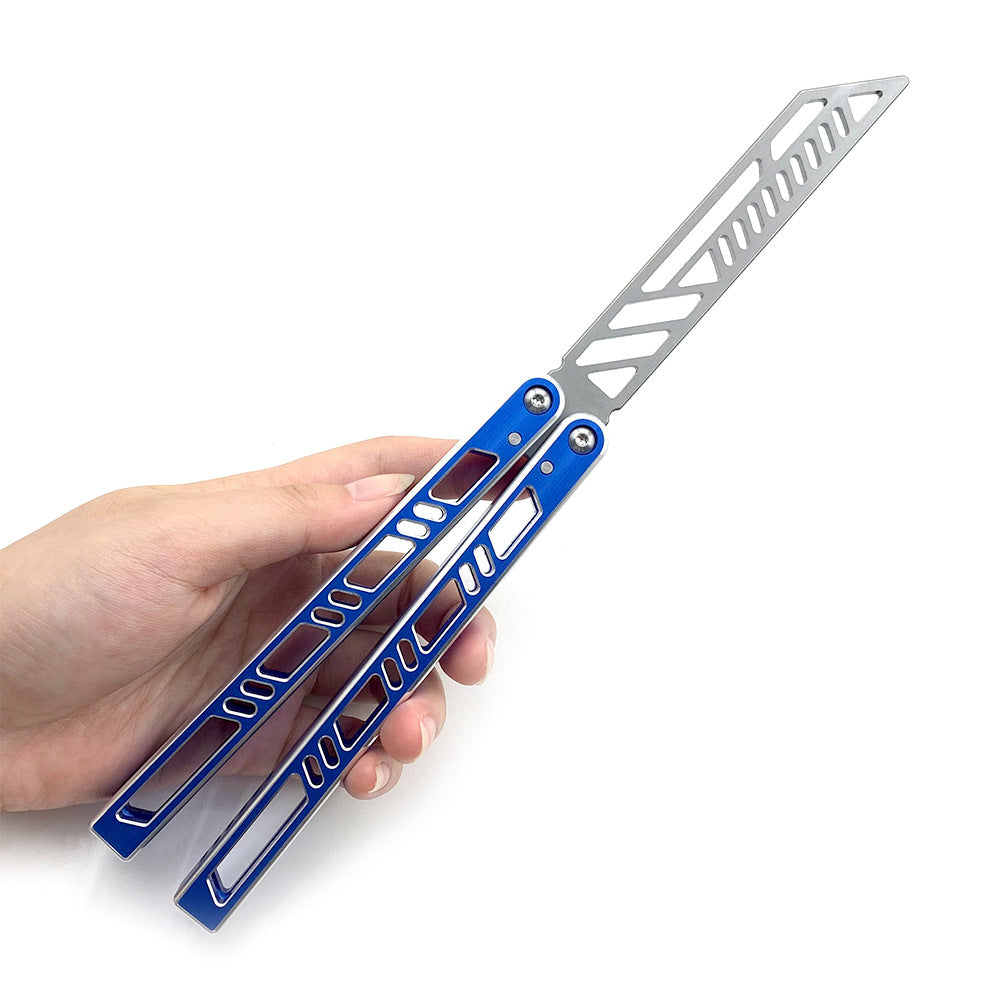 Megalodong Cutting High-End Balisong Blunt Blade Butterfly Trainer