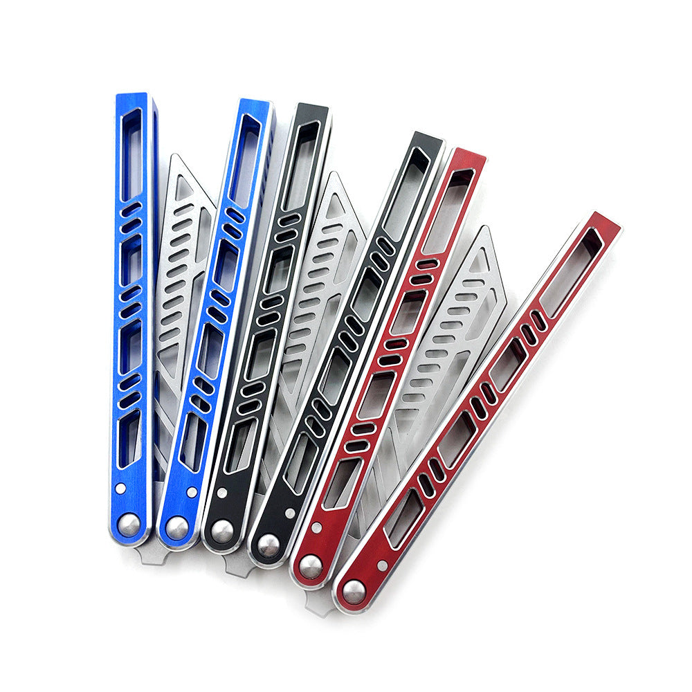 Megalodong Cutting High-End Balisong Blunt Blade Butterfly Trainer