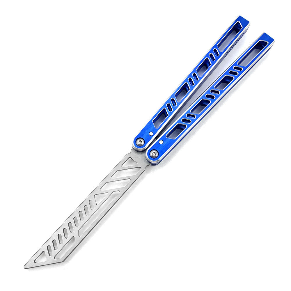 Megalodong Cutting High-End Balisong Blunt Blade Butterfly Trainer