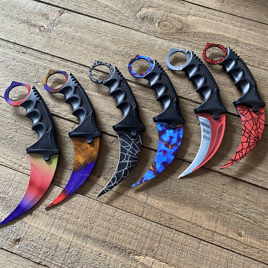 Karambit Lore Messer mit stumpfer Klinge, 20 cm 