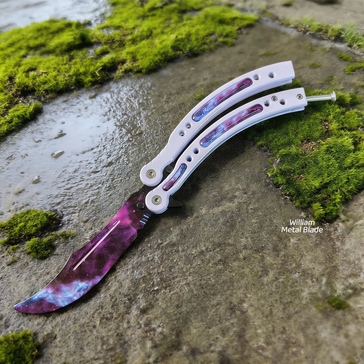 CS Balisong Blunt Blade Trainer Metal Replica Collection