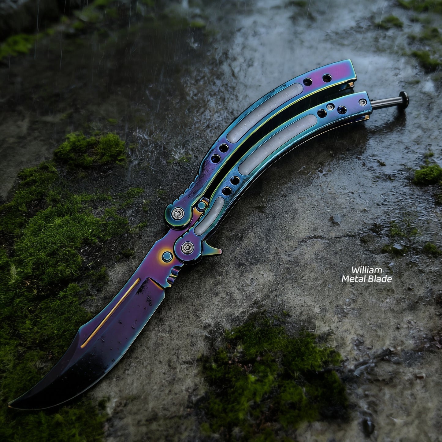CS Balisong Blunt Blade Trainer Metal Replica Collection