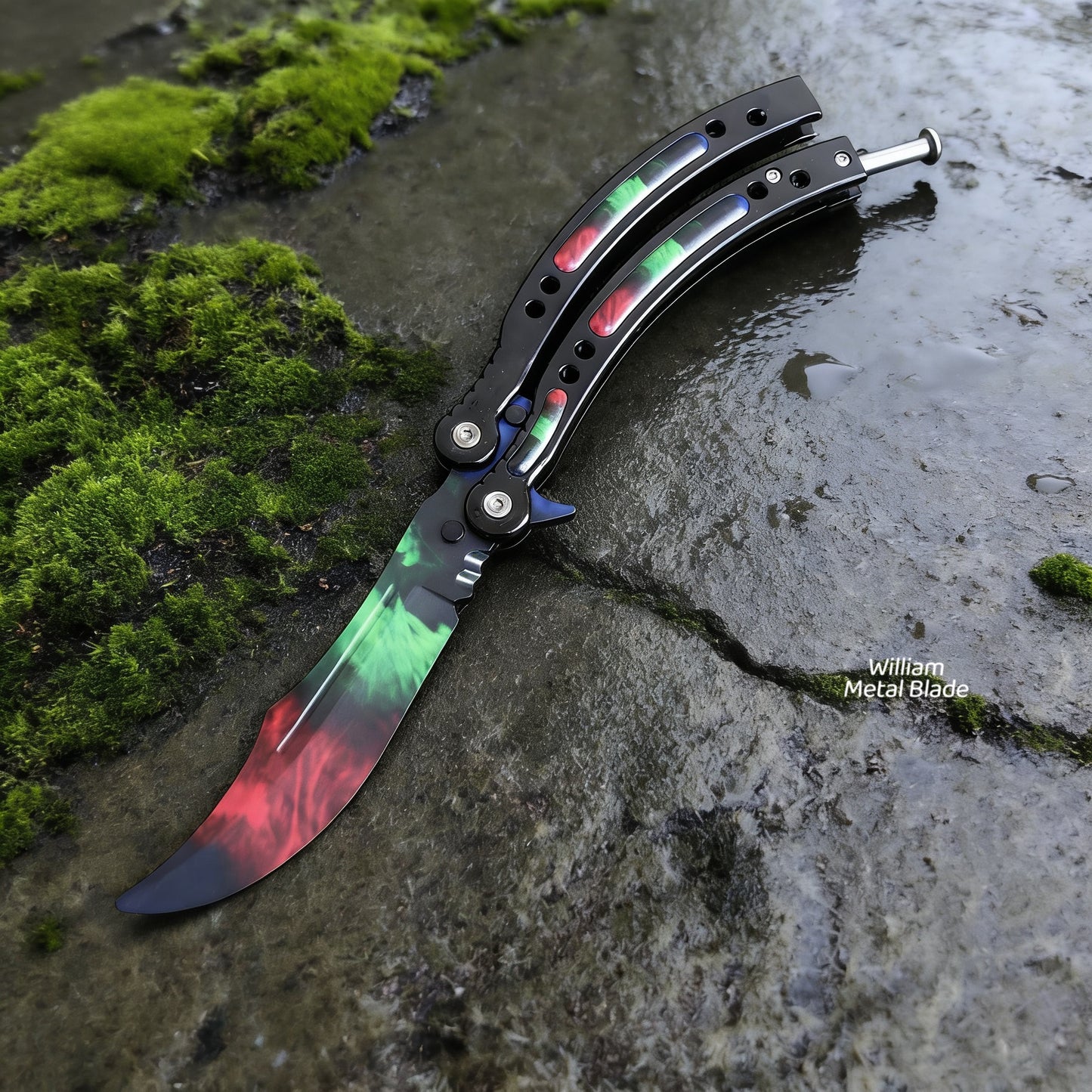 CS Balisong Blunt Blade Trainer Metal Replica Collection