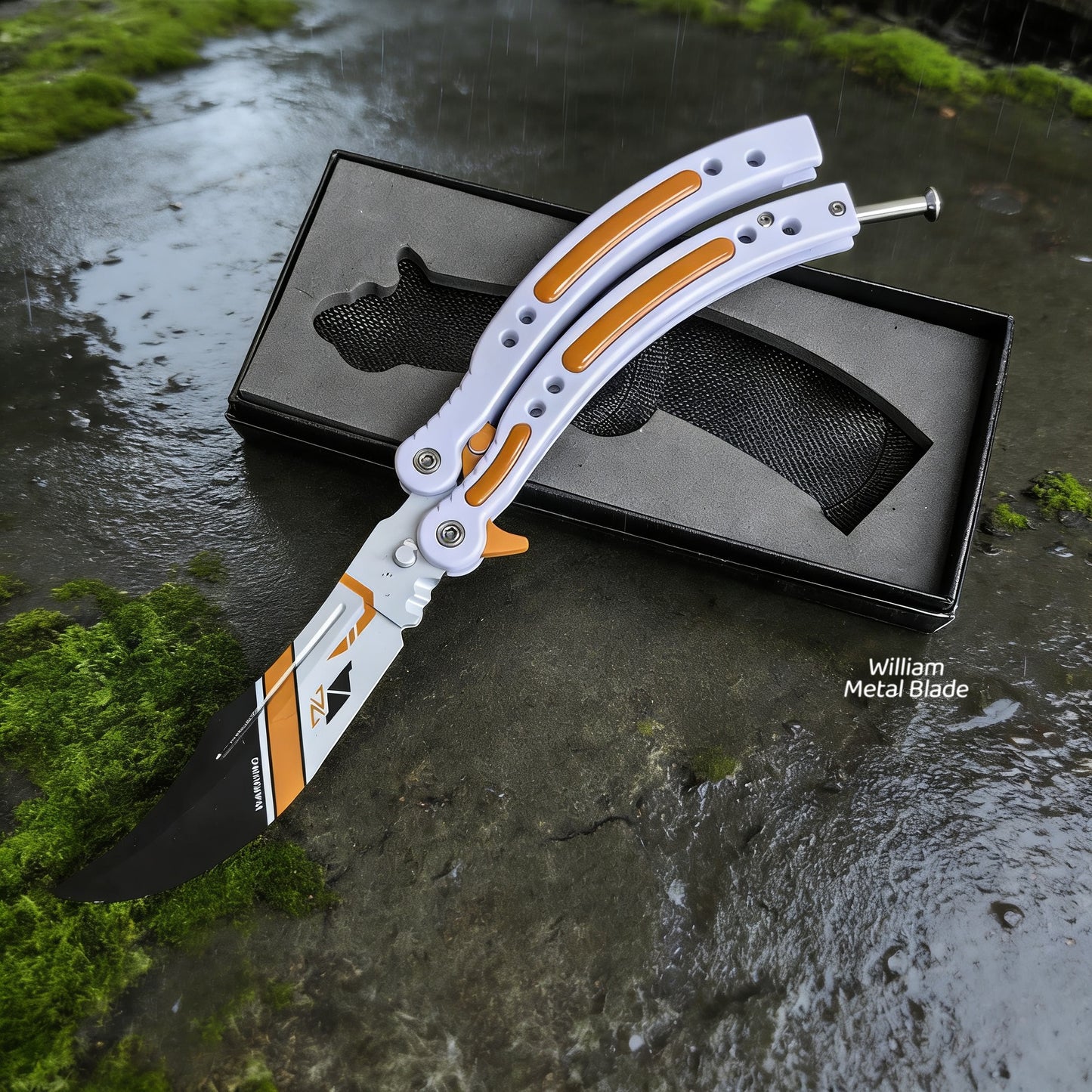 CS Balisong Blunt Blade Trainer Metal Replica Collection