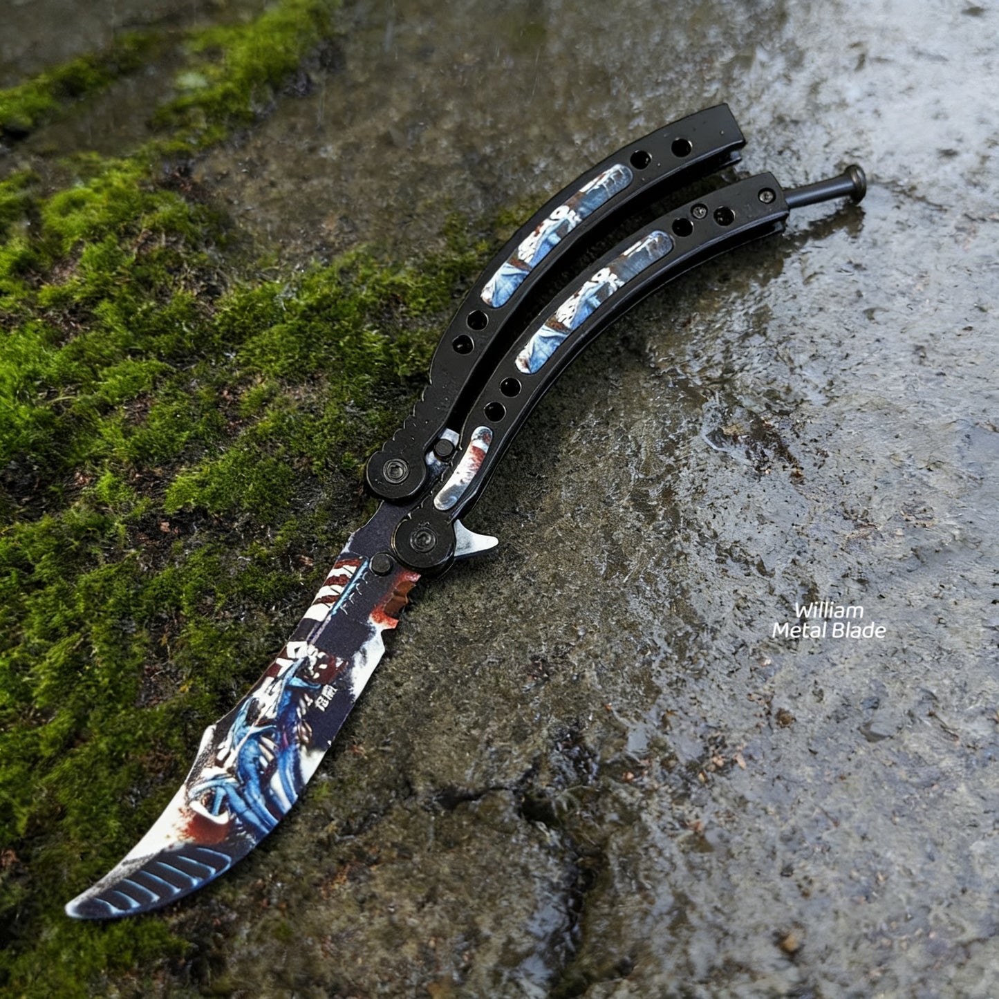 CS Balisong Blunt Blade Trainer Metal Replica Collection