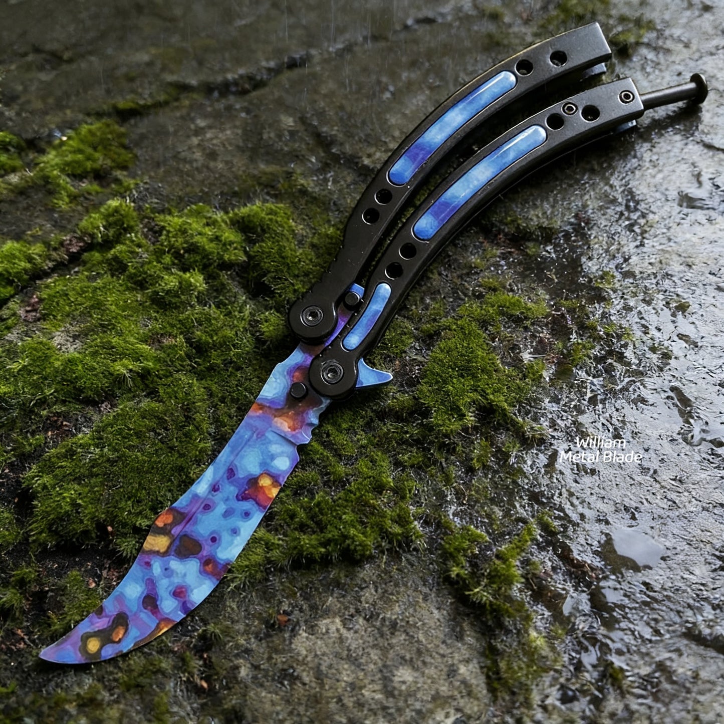 CS Balisong Blunt Blade Trainer Metal Replica Collection