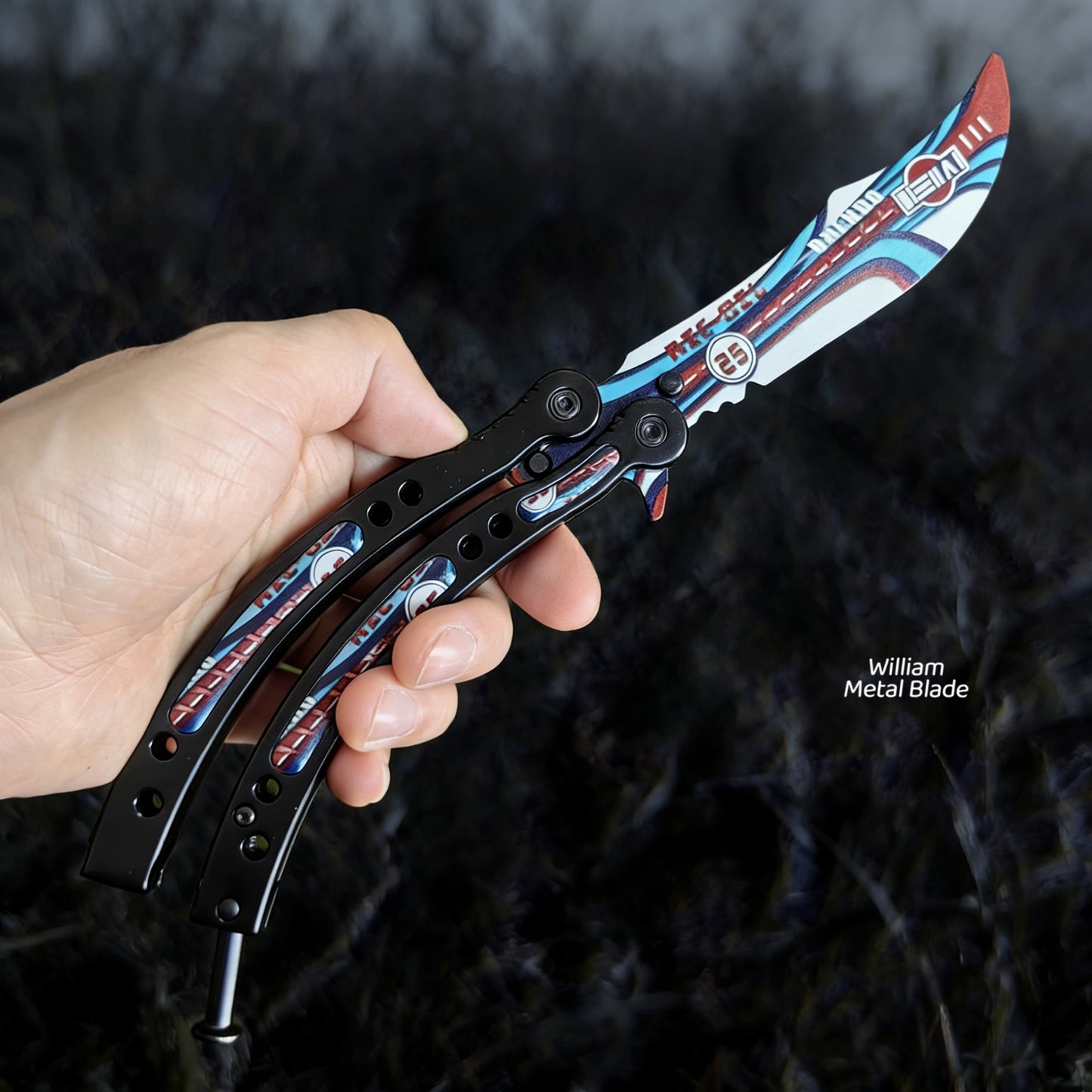 CS Balisong Blunt Blade Trainer Metal Replica Collection