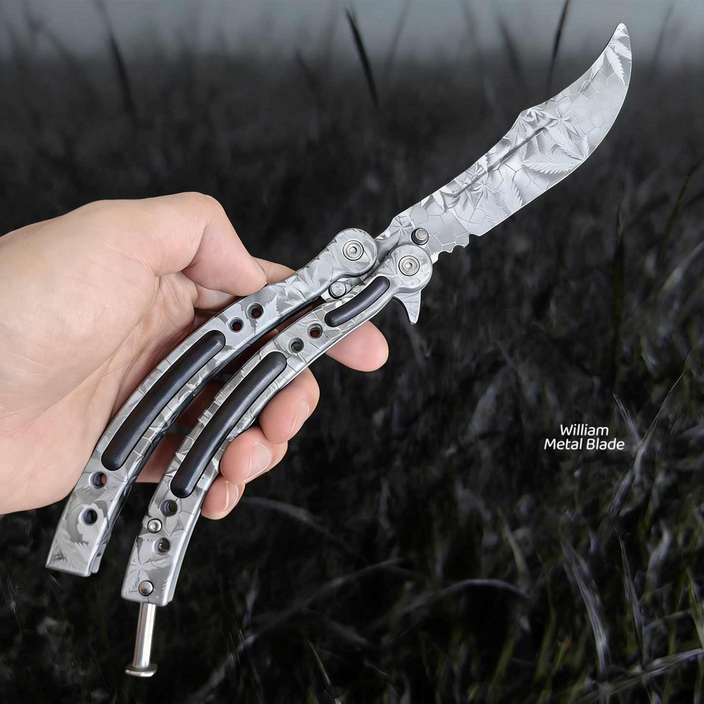 CS Balisong Blunt Blade Trainer Metal Replica Collection