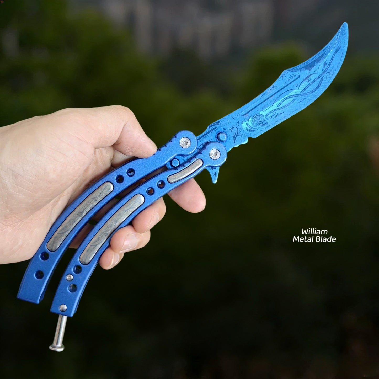 CS Balisong Blunt Blade Trainer Metal Replica Collection