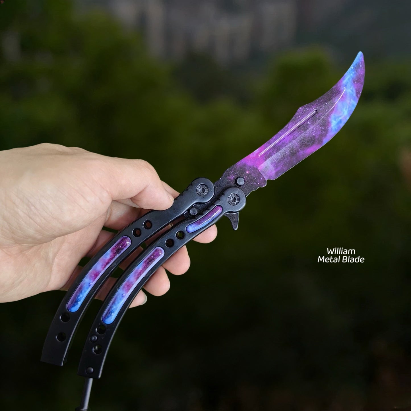 CS Balisong Blunt Blade Trainer Metal Replica Collection