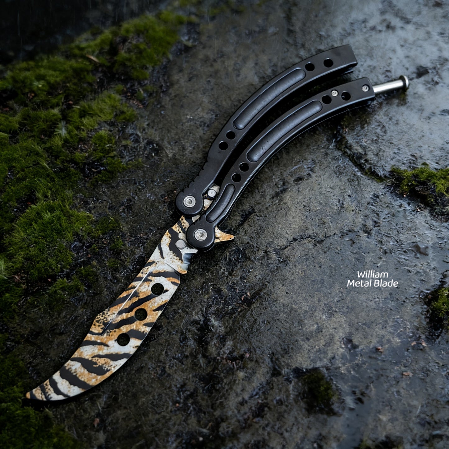 CS Balisong Blunt Blade Trainer Metal Replica Collection