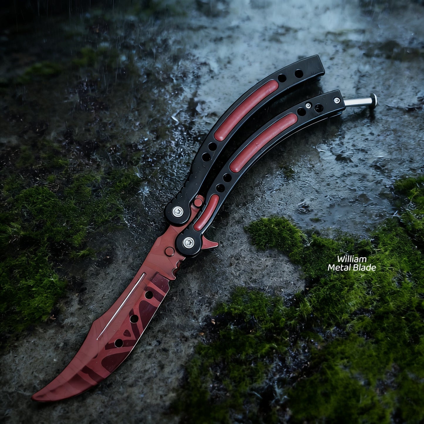 CS Balisong Blunt Blade Trainer Metal Replica Collection