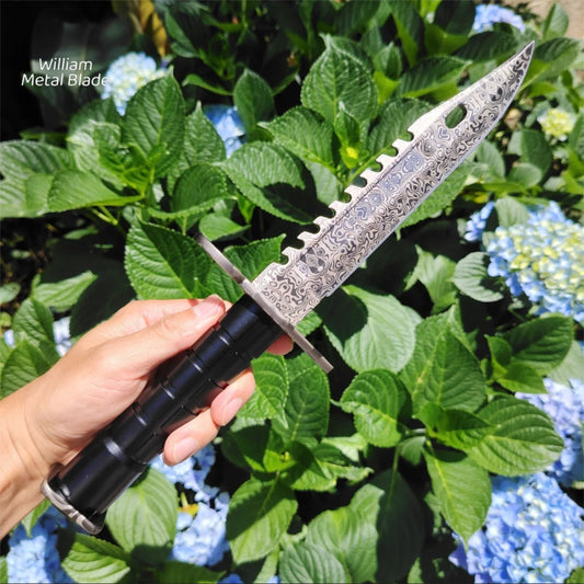 CSGO 33cm/12.9'' Damascus M9 Knife Metal Replica