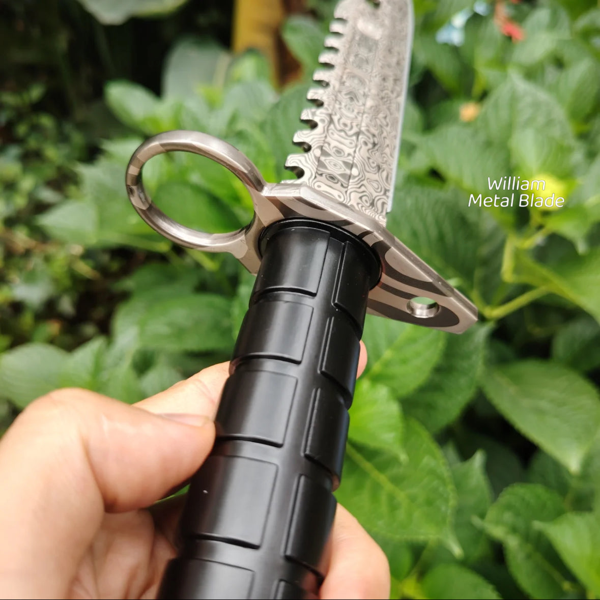 CSGO 33cm/12.9'' Damascus M9 Knife Metal Replica