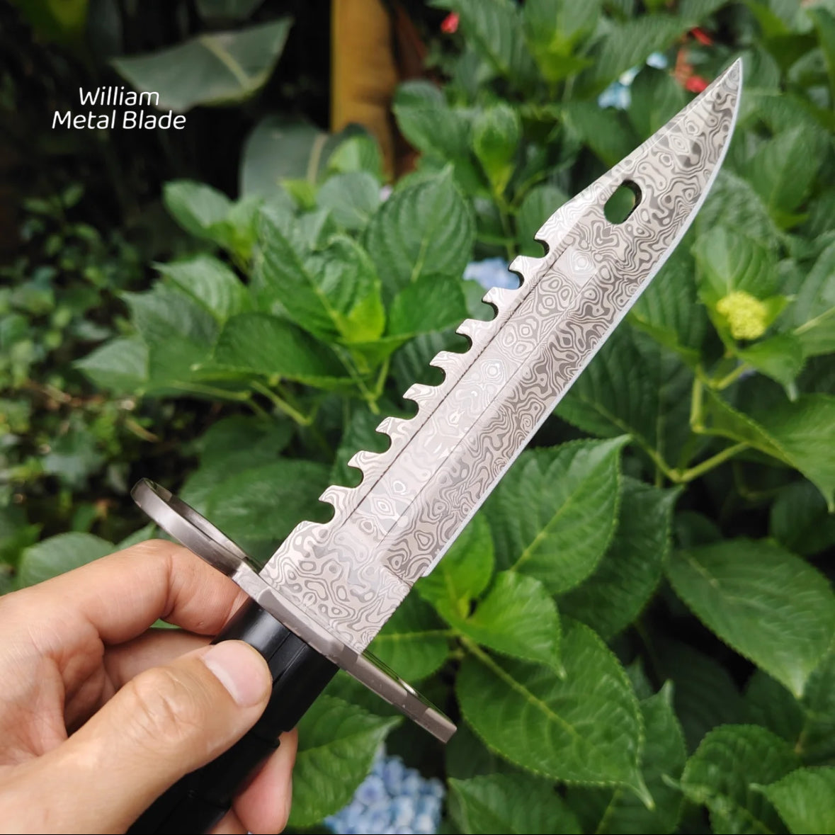 CSGO 33cm/12.9'' Damascus M9 Knife Metal Replica