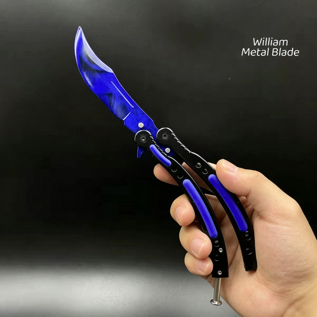 CSGO Balisong High-quality Blunt Blade Trainer Metal Replica