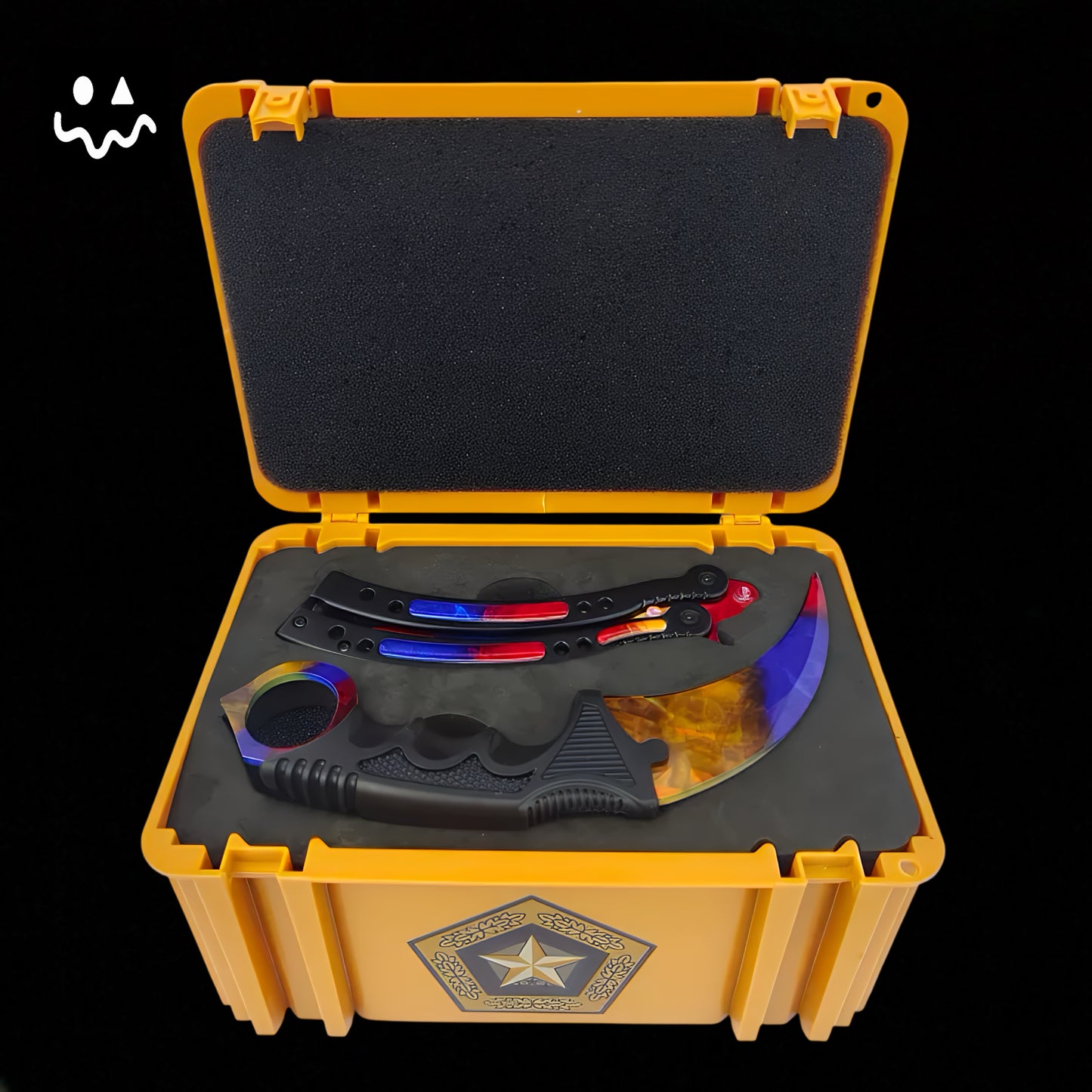 CS Balisong & Karambit Replica Yellow Gift Box