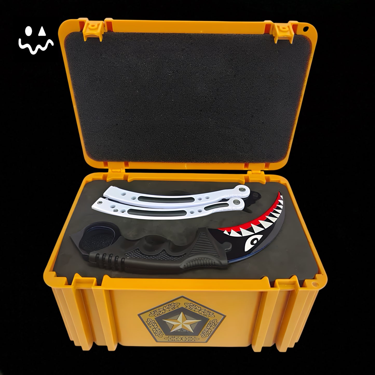 CS Balisong & Karambit Replica Yellow Gift Box