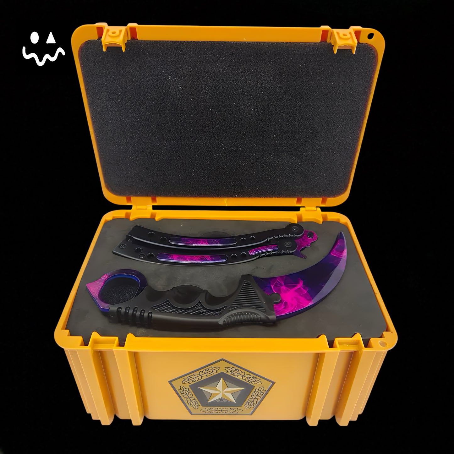 CS Balisong & Karambit Replica Yellow Gift Box