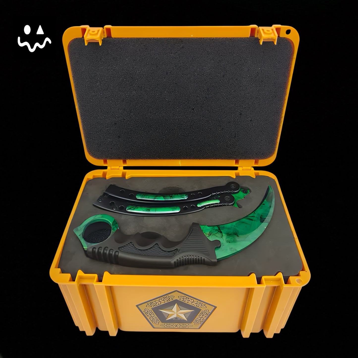 CS Balisong & Karambit Replica Yellow Gift Box