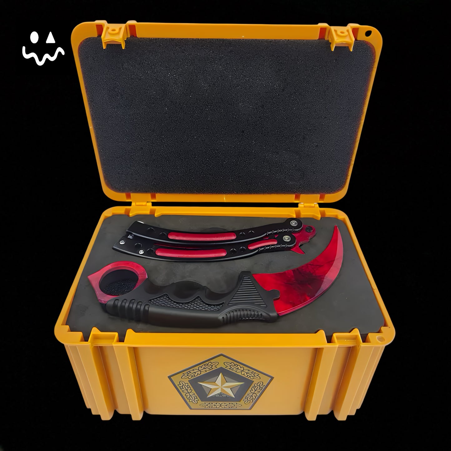CS Balisong & Karambit Replica Yellow Gift Box