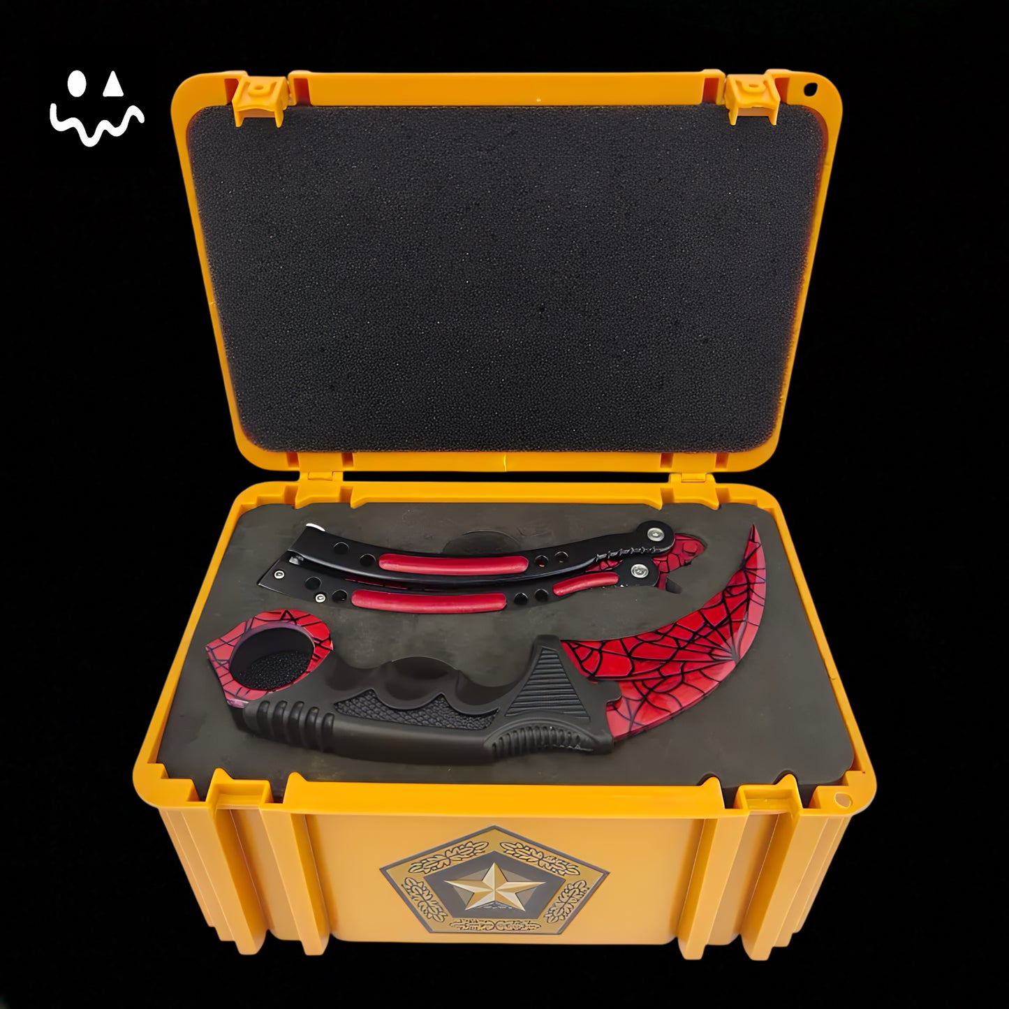 CS Balisong & Karambit Replica Yellow Gift Box