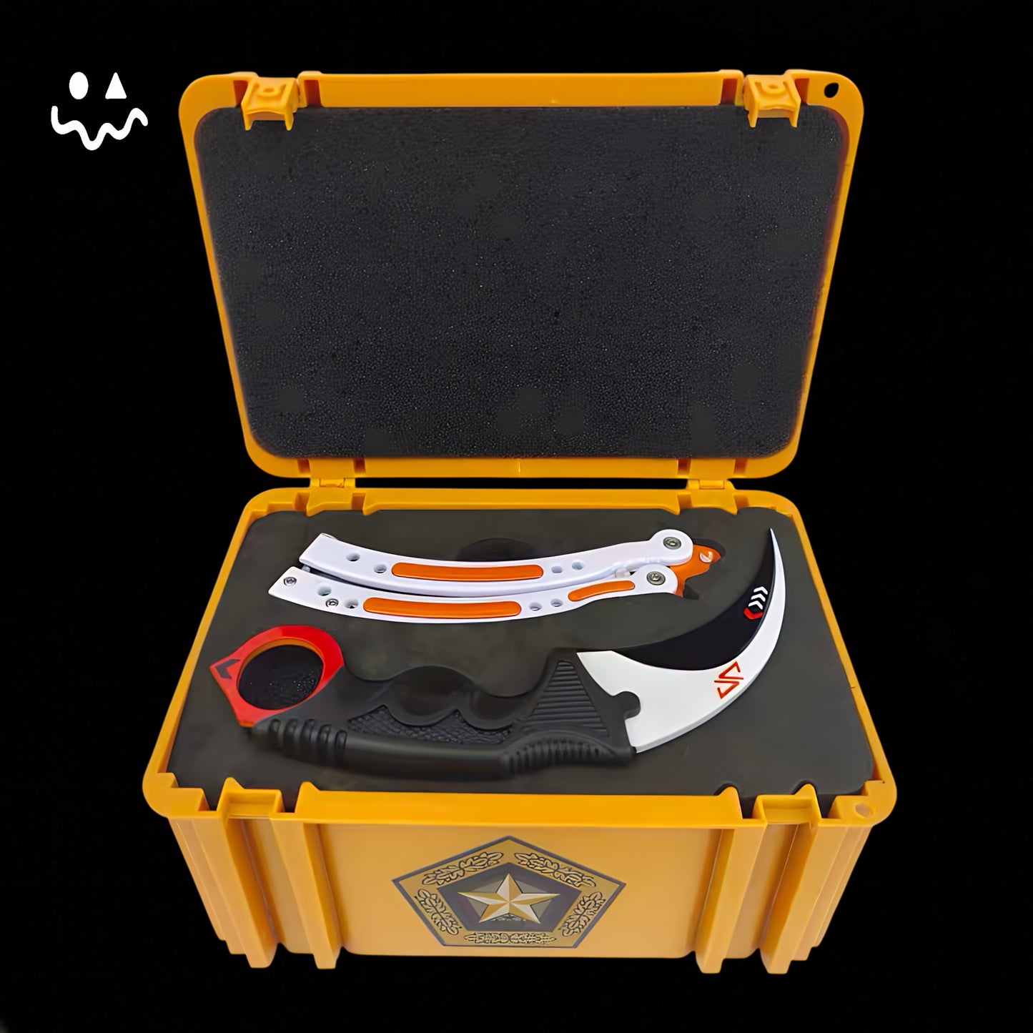CS Balisong & Karambit Replica Yellow Gift Box