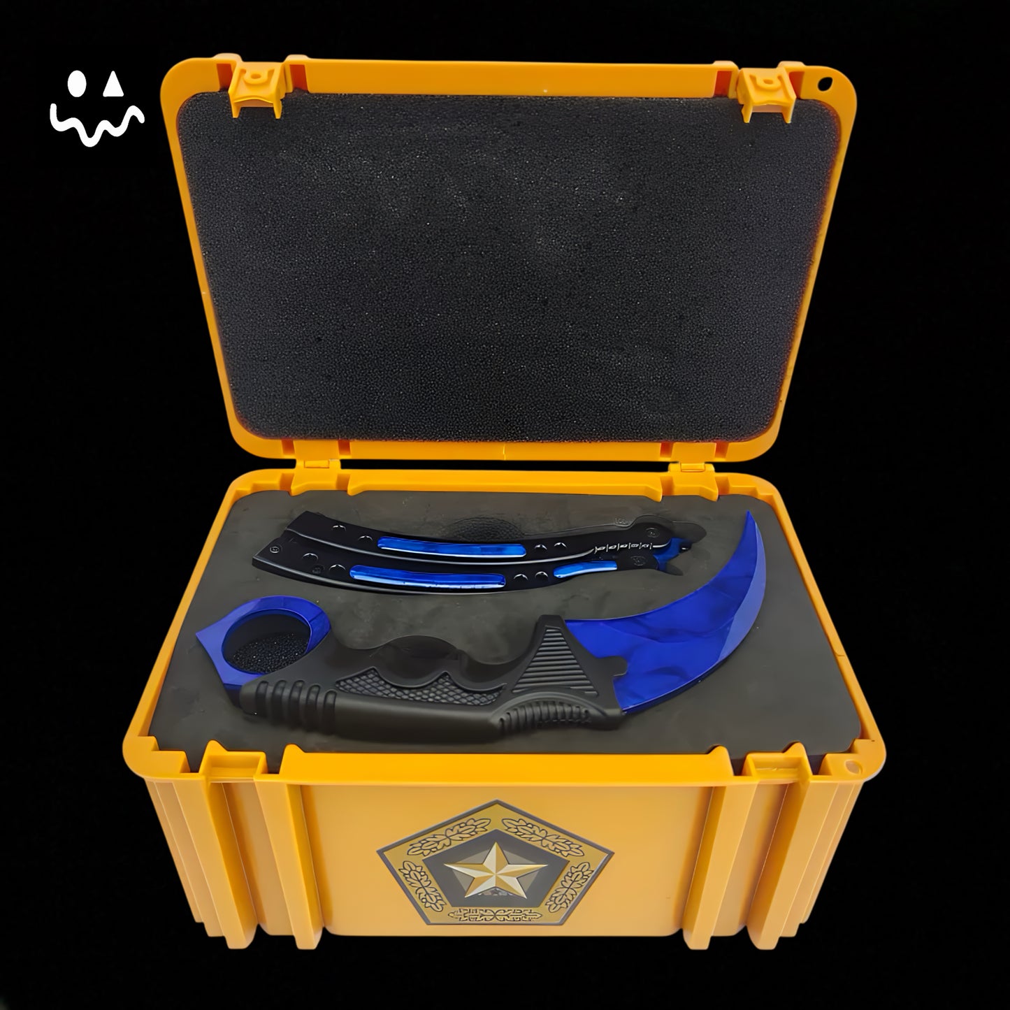CS Balisong & Karambit Replica Yellow Gift Box