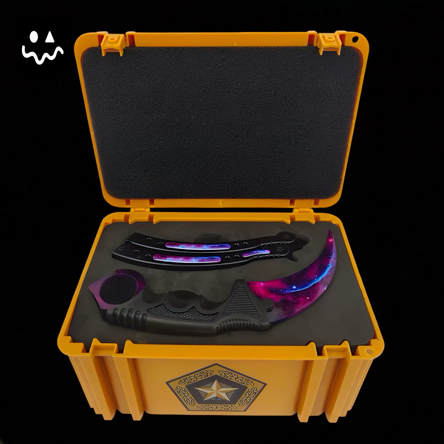 CS Balisong & Karambit Replica Yellow Gift Box