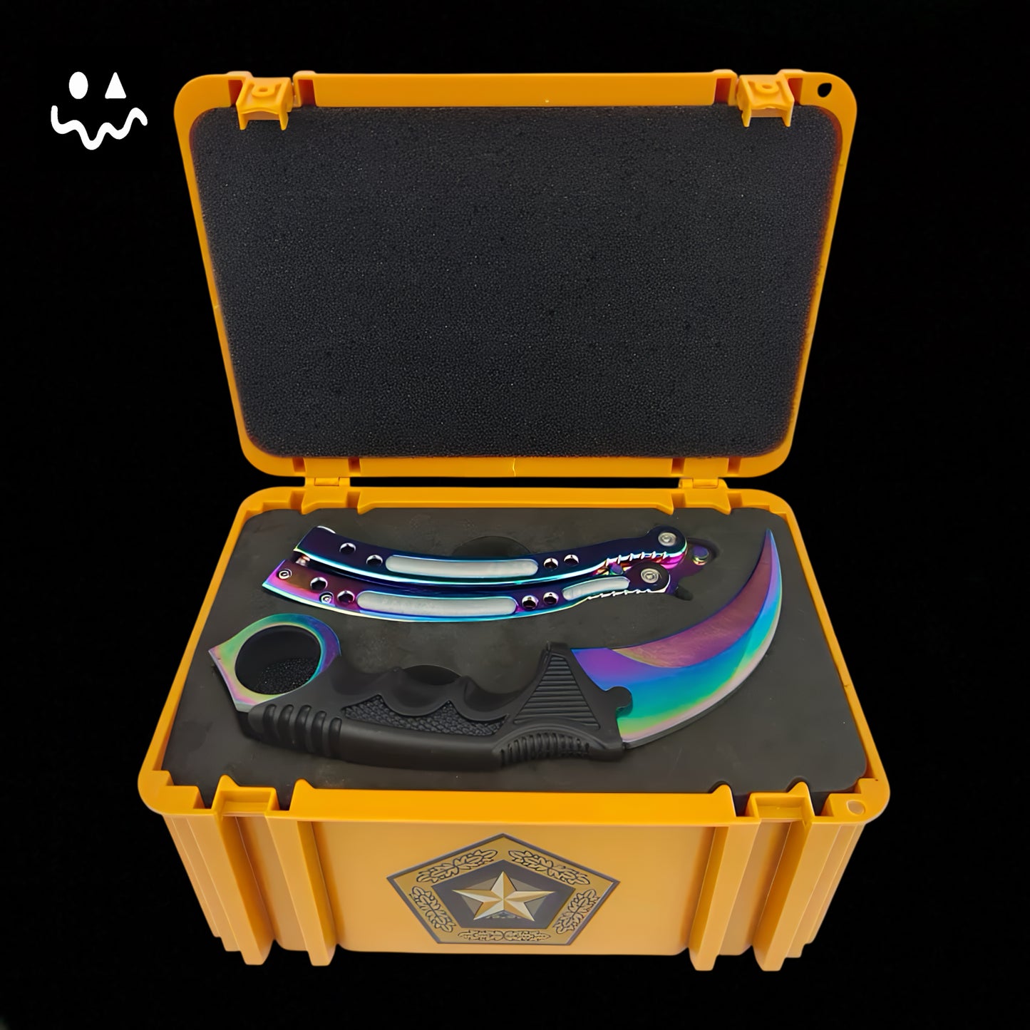 CS Balisong & Karambit Replica Yellow Gift Box