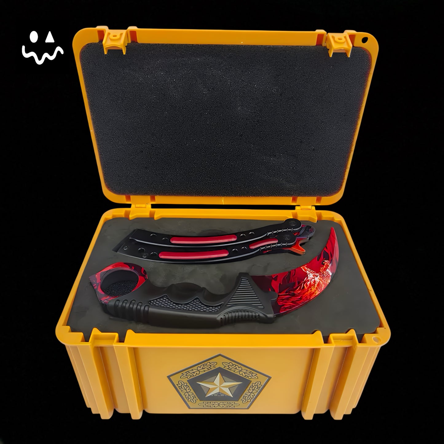 CS Balisong & Karambit Replica Yellow Gift Box