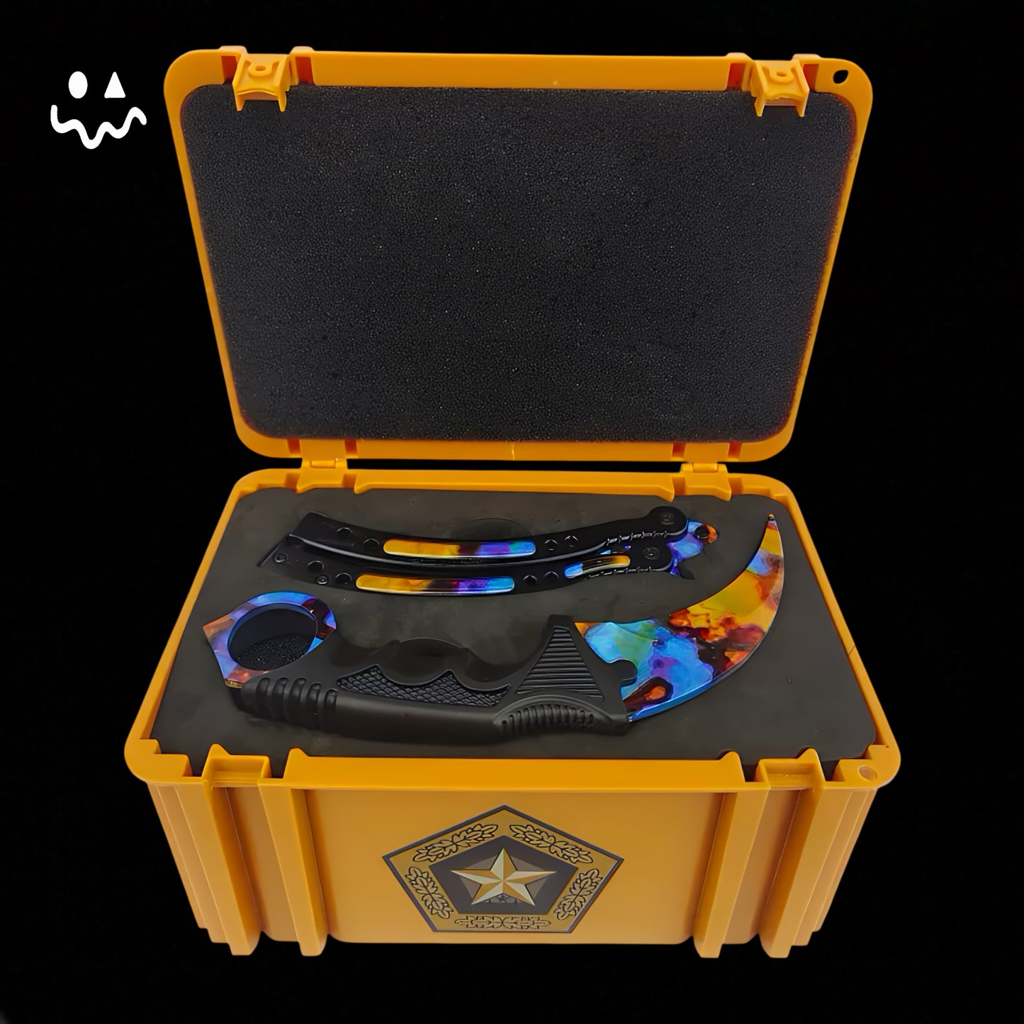 CS Balisong & Karambit Replica Yellow Gift Box