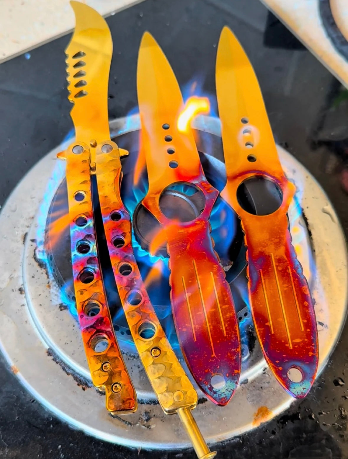 CSGO Case Hardened Diy Balisong