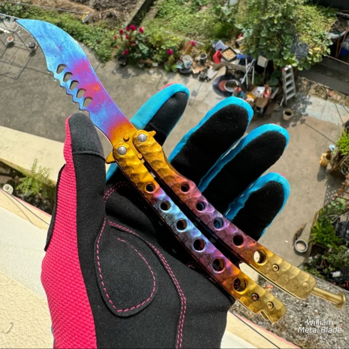 CSGO Case Hardened Diy Balisong