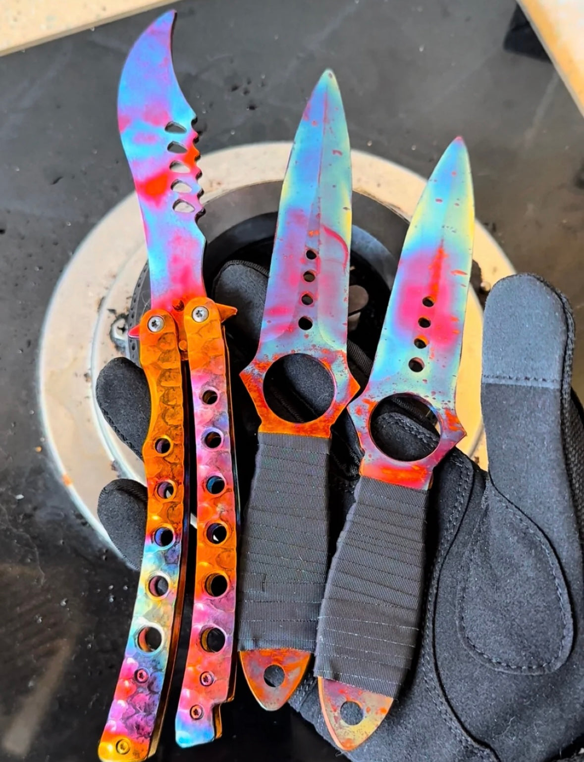 CSGO Case Hardened Diy Balisong