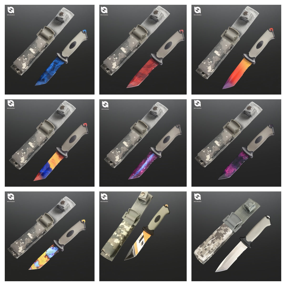 CSGO Metal Ursus Knife Sharp Blade Game Props – WilliamMetalBlade