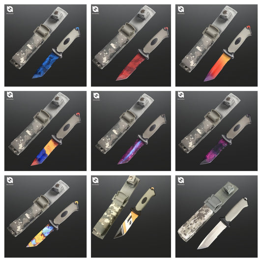 CSGO Metall Ursus Messer Scharfe Klinge Spiel Requisiten 