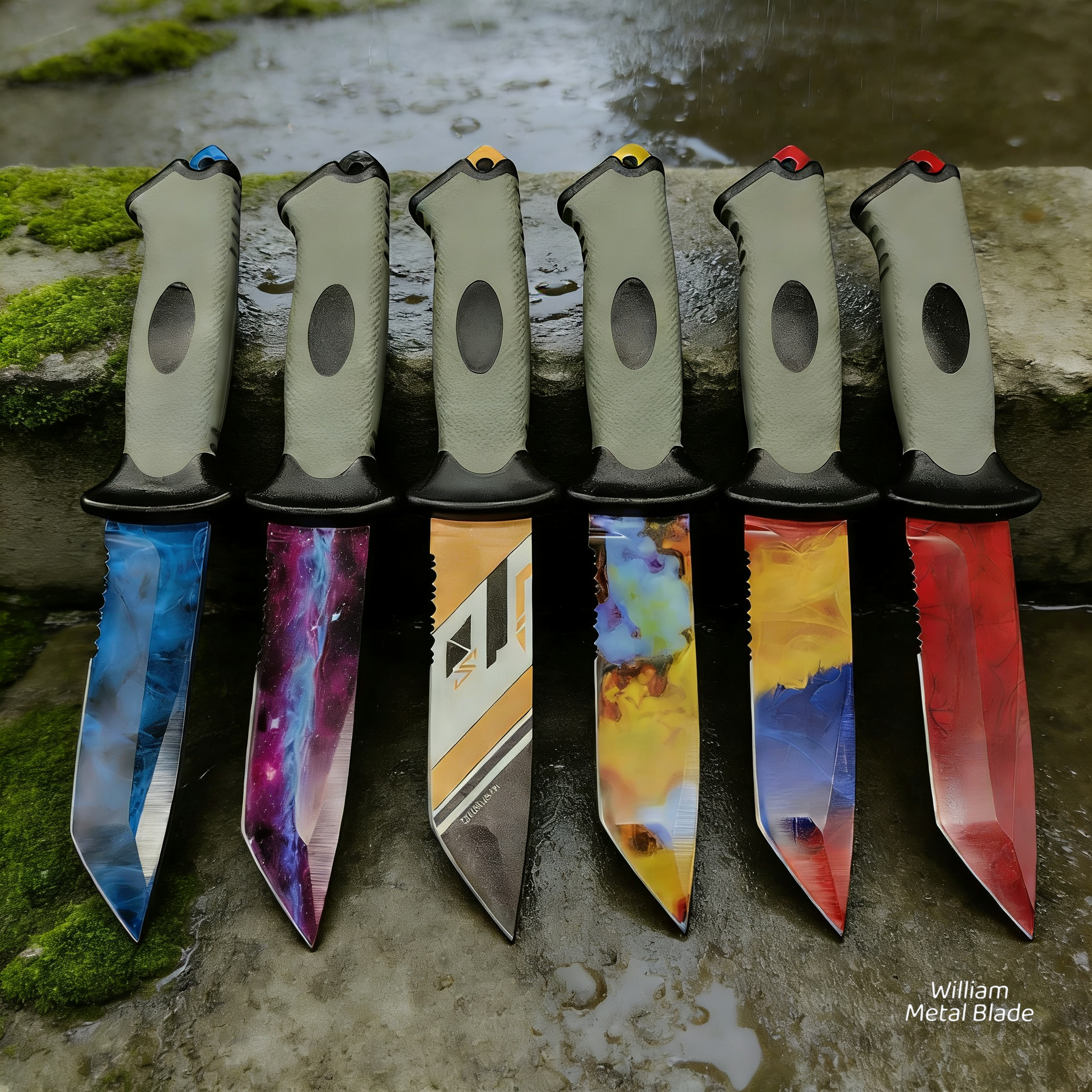 CSGO Metal Ursus Knife Sharp Blade Game Props – WilliamMetalBlade