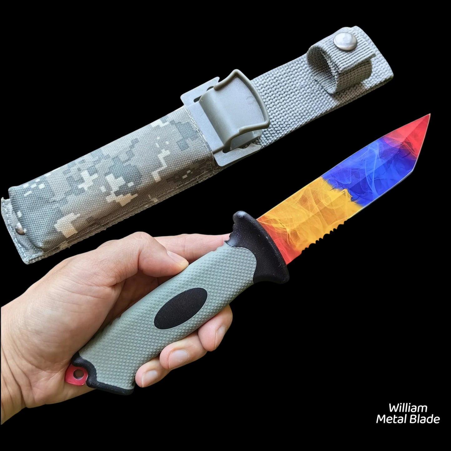 CS Metal Ursus Knife Sharp Blade Game Props