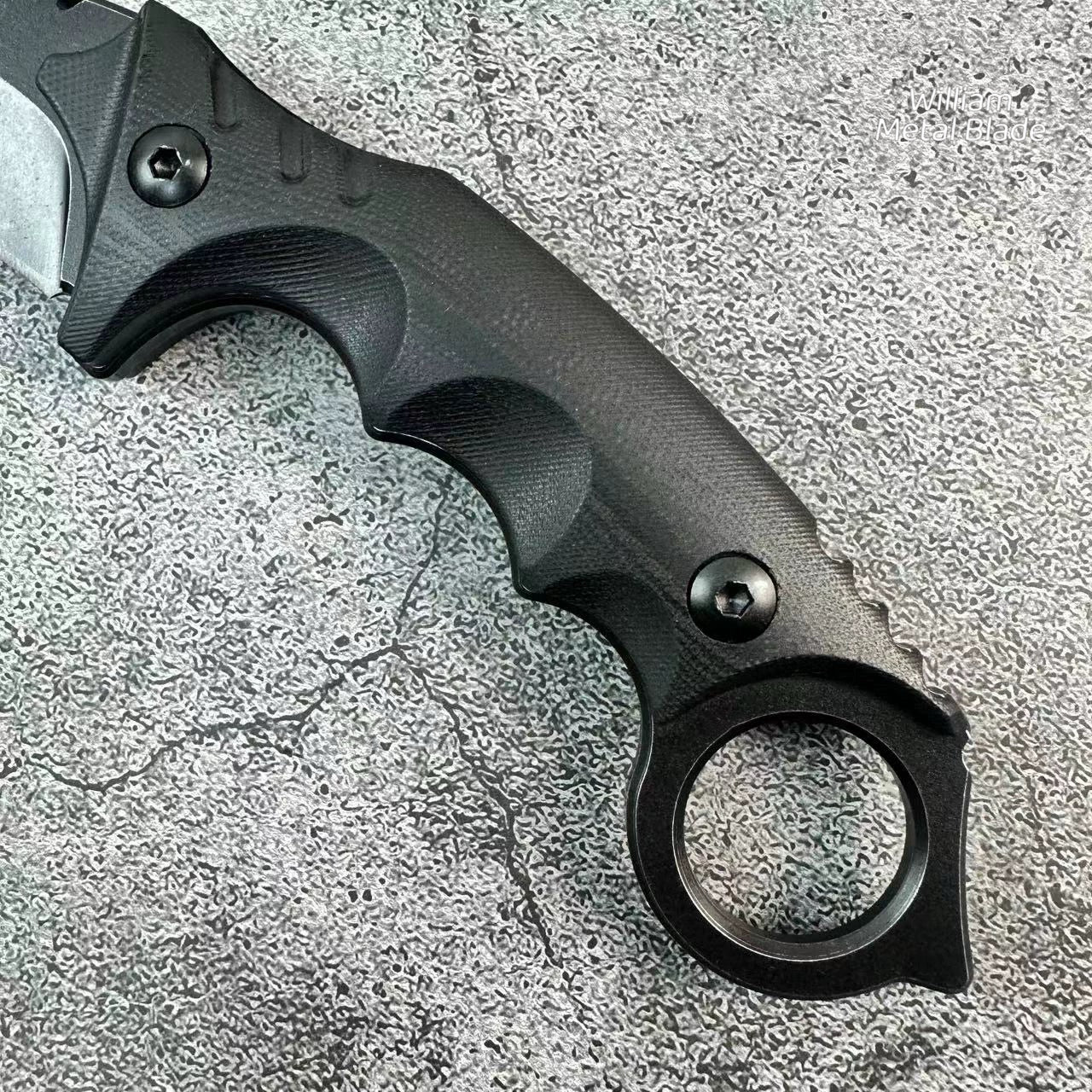 CS Night Karambit Steel Sharp Balde EDC Knife