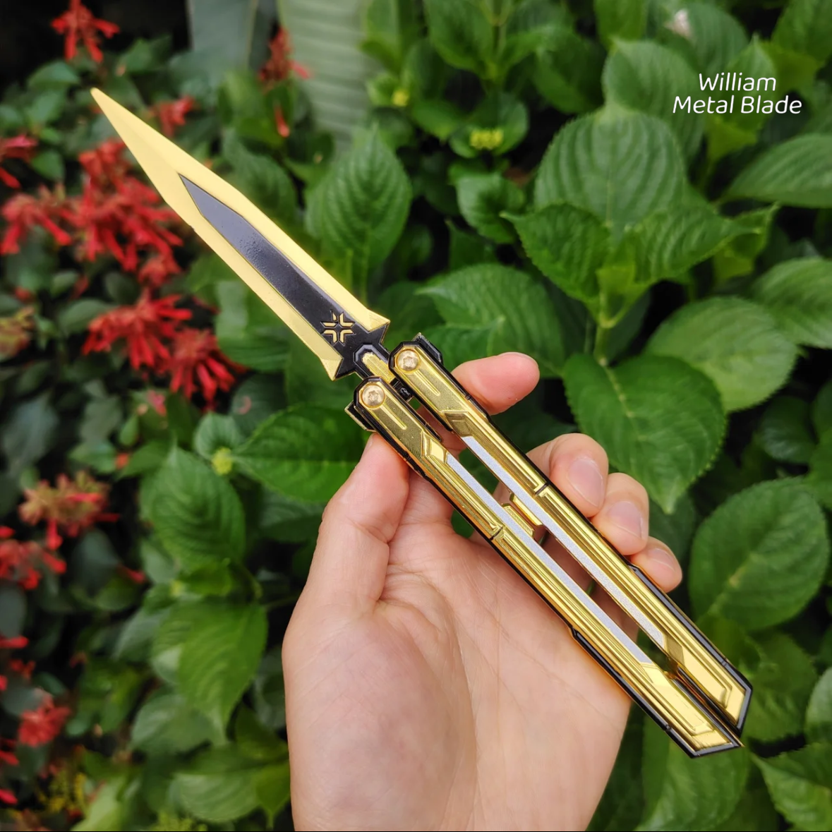 25CM/9.8" Champion 2025 Knife Metal Replica