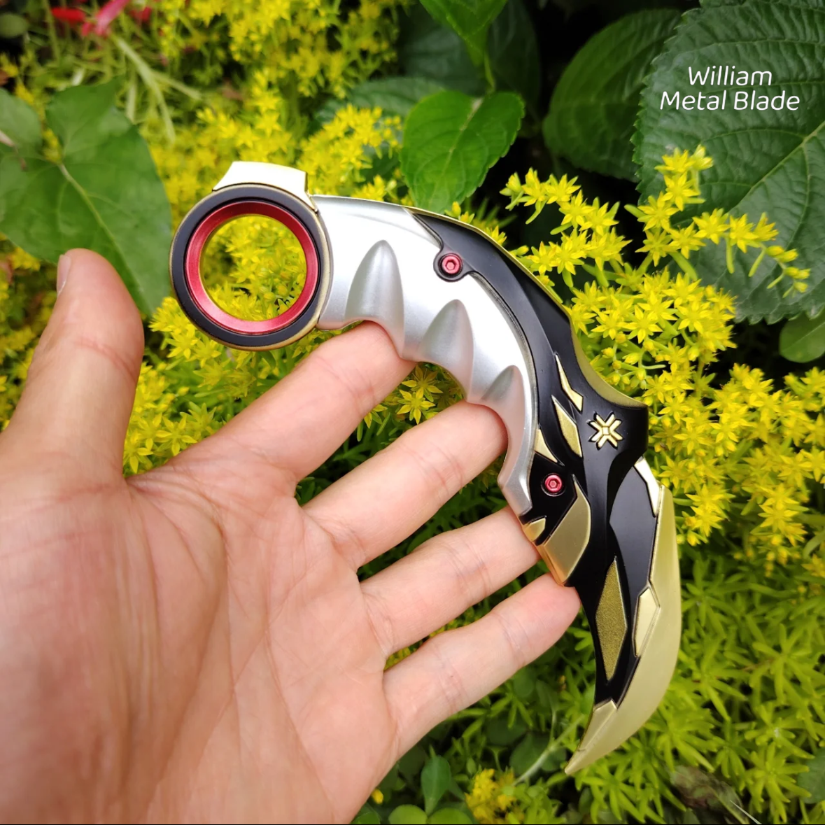 25CM/9.8" Champion 2025 Knife Metal Replica