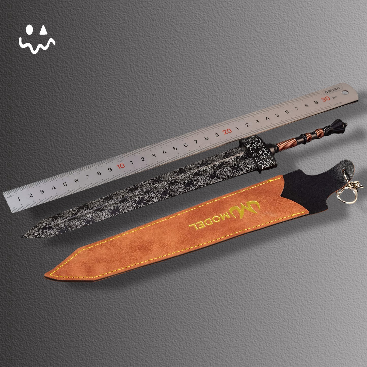ER Black Classical Greatsword 11.8'' Metal Replica