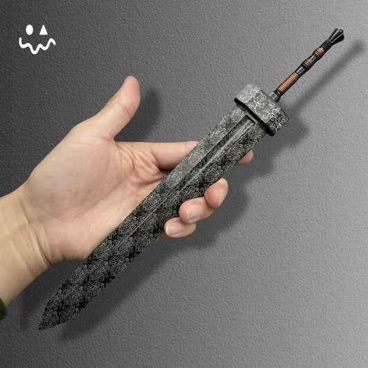 ER Black Classical Greatsword 11.8'' Metal Replica