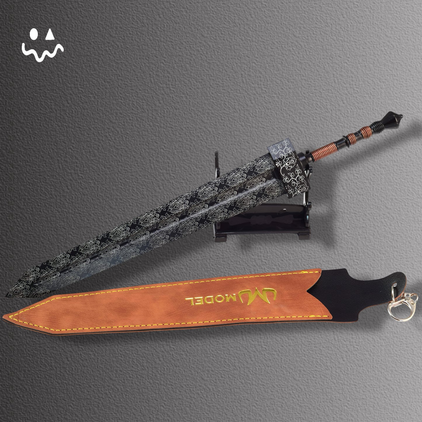ER Black Classical Greatsword 11.8'' Metal Replica