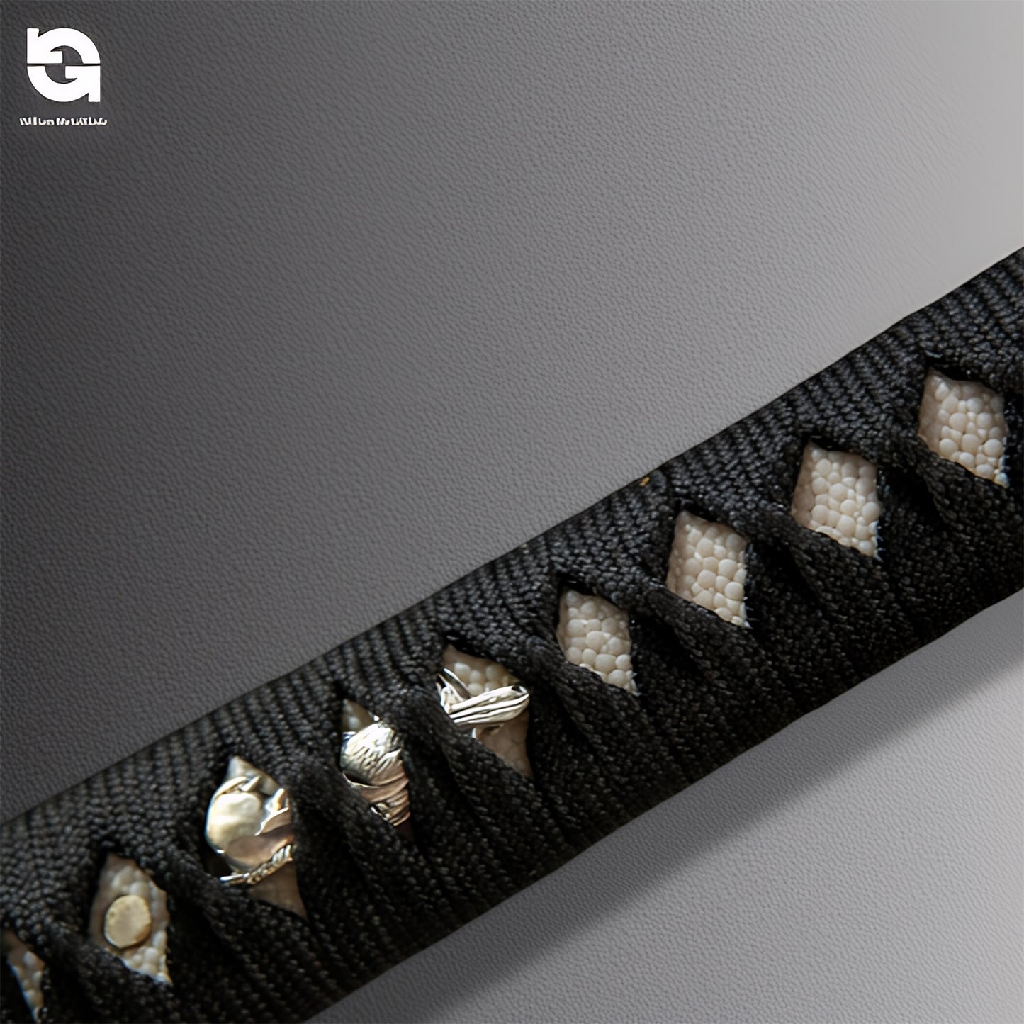High-quality Handmade Short Dagger Damascus Pattern Blade Oriental Knife Blunt Katana 55CM/21.7"