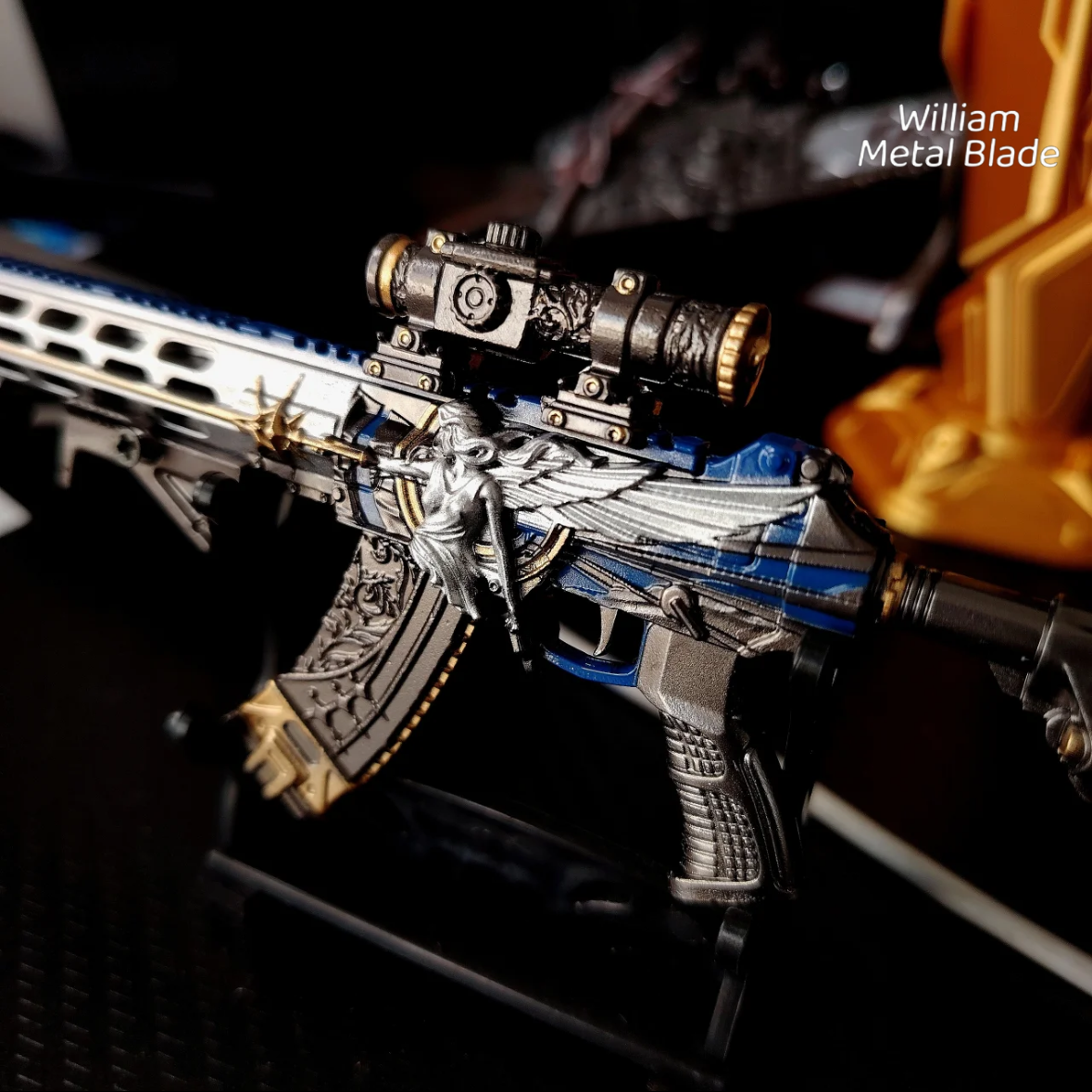 DF Tenglong Assault Rifle – Pristine Metal Gun Miniature Game Collectibles