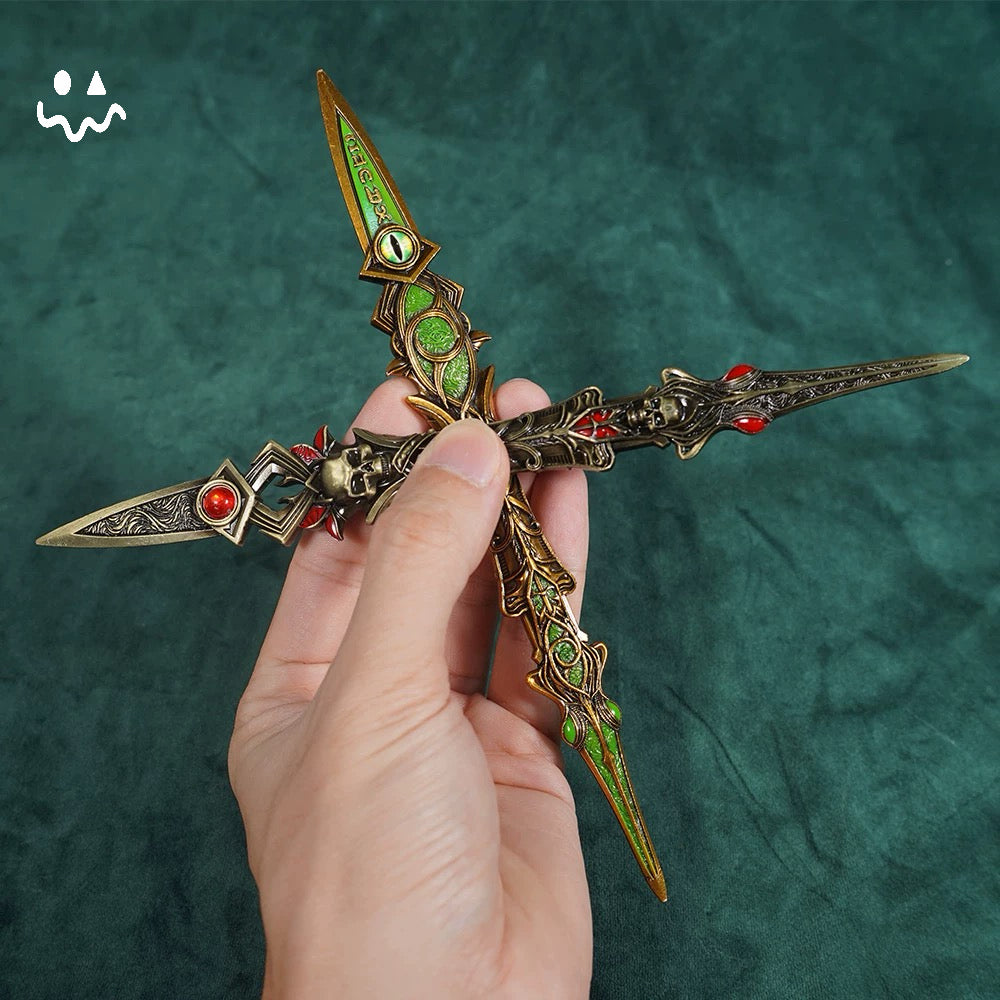DL Metal Ghost Douluo's Blade of Life's Sentinel Dagger Mini Replica